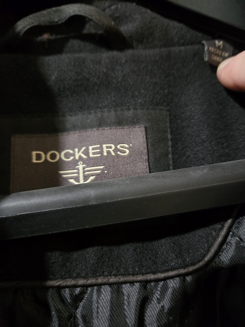 Dockers Black Wool Jacket